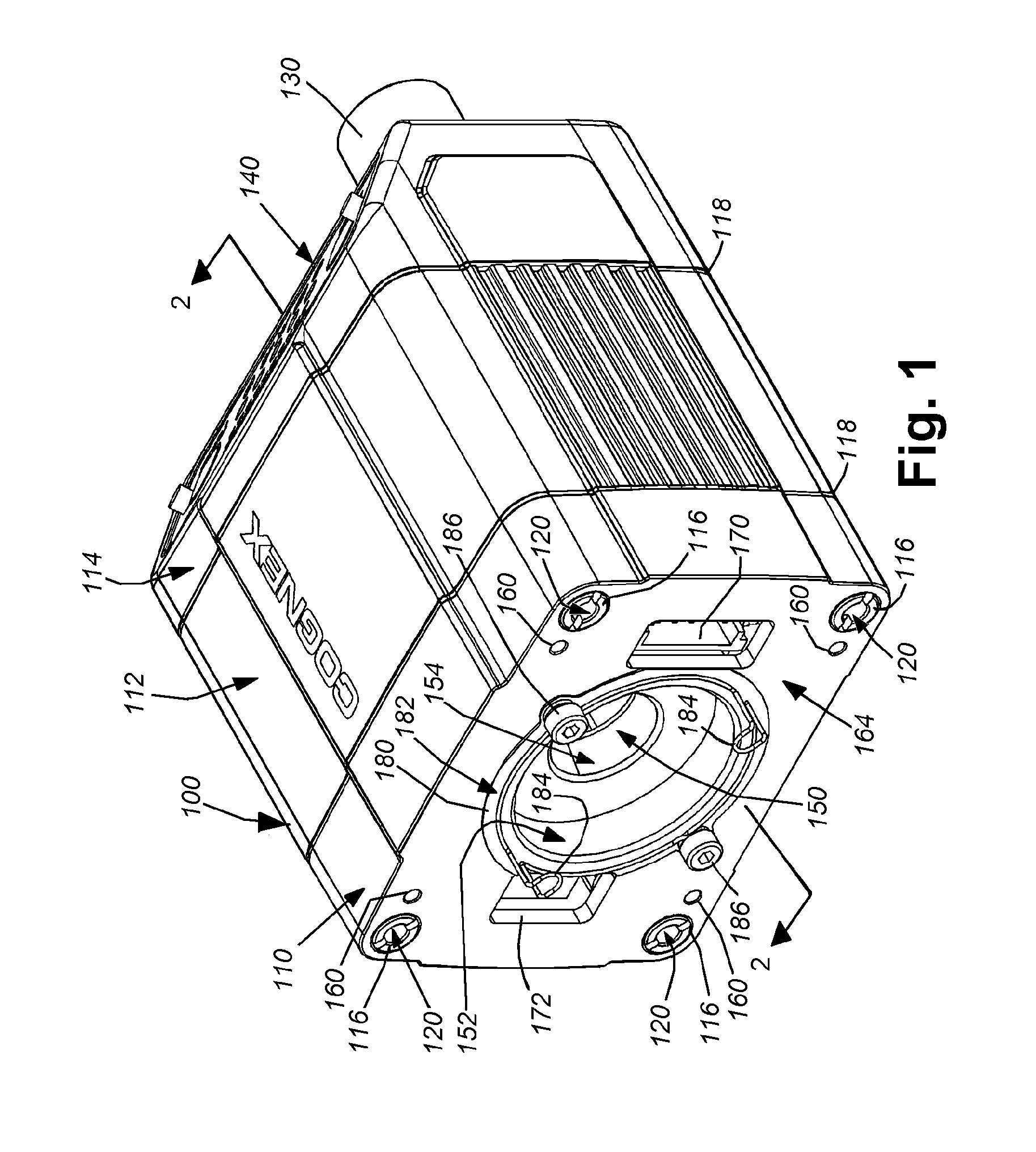 Camera system with exchangeable illumination assembly