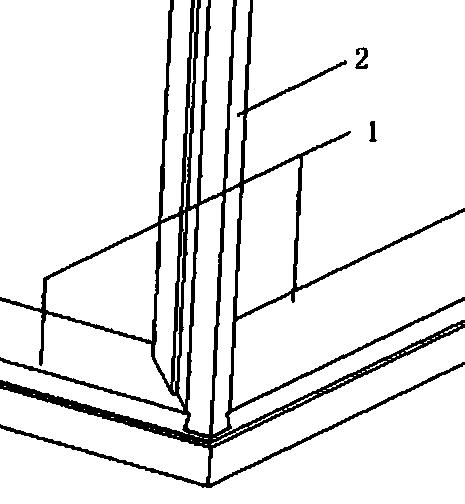 Framework connecting structure for sunlight room