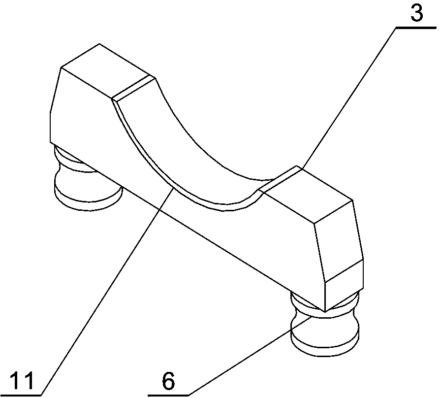 Device and method for eliminating welding stress of steel pipe ring beam by mechanical vibration