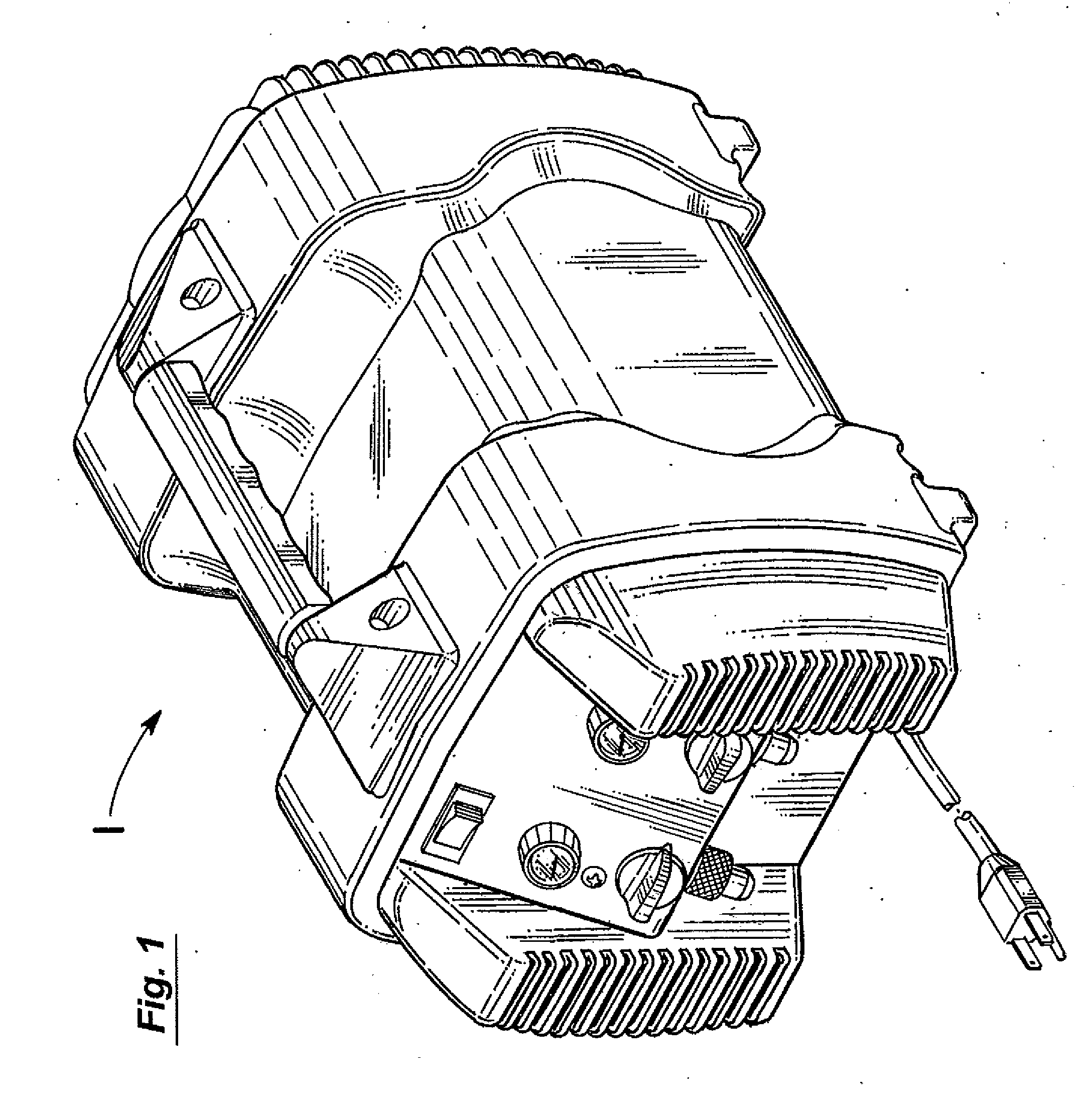 Portable, refrigerant recovery unit