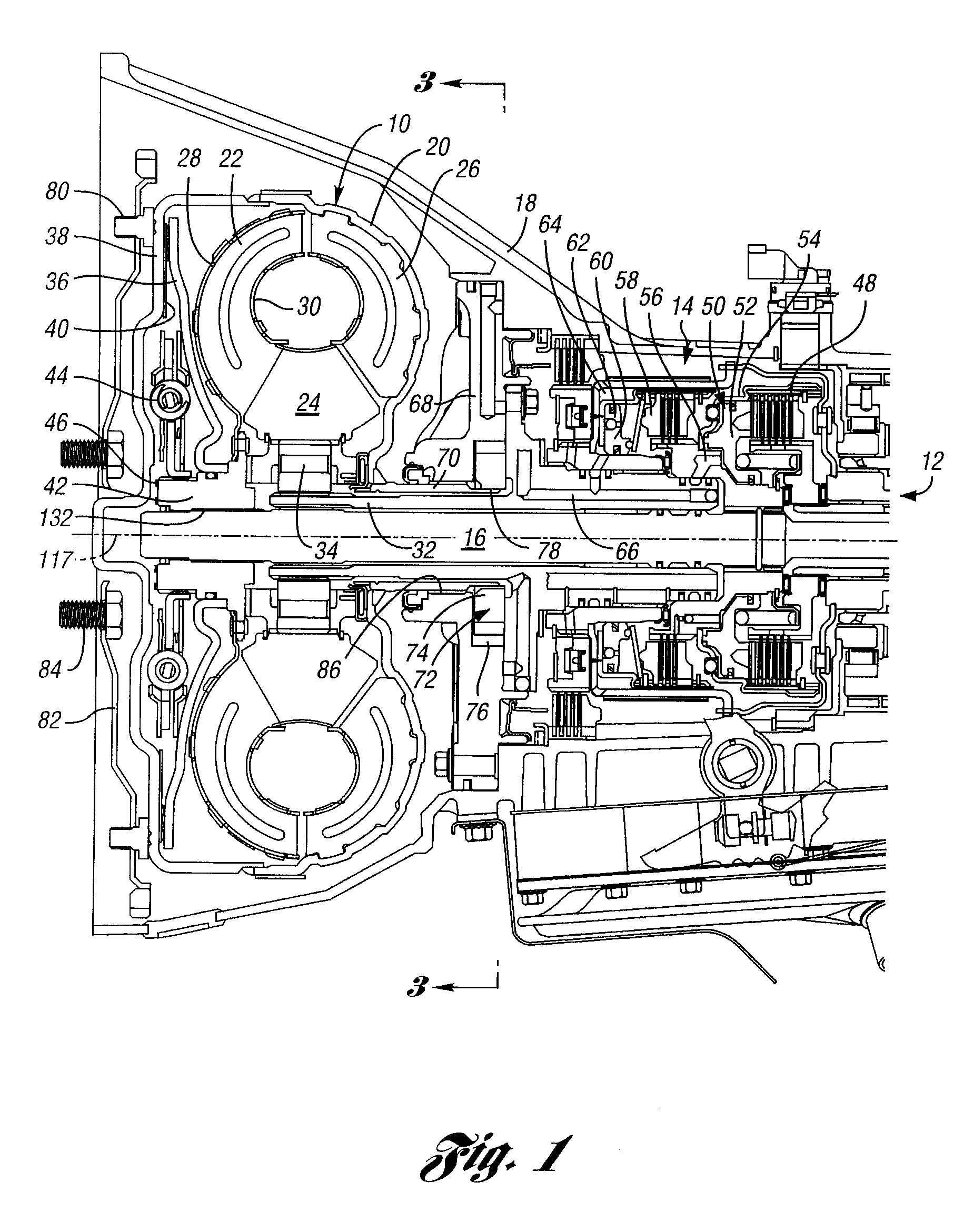 Hydrokinetic torque converter for an automatic vehicle transmission