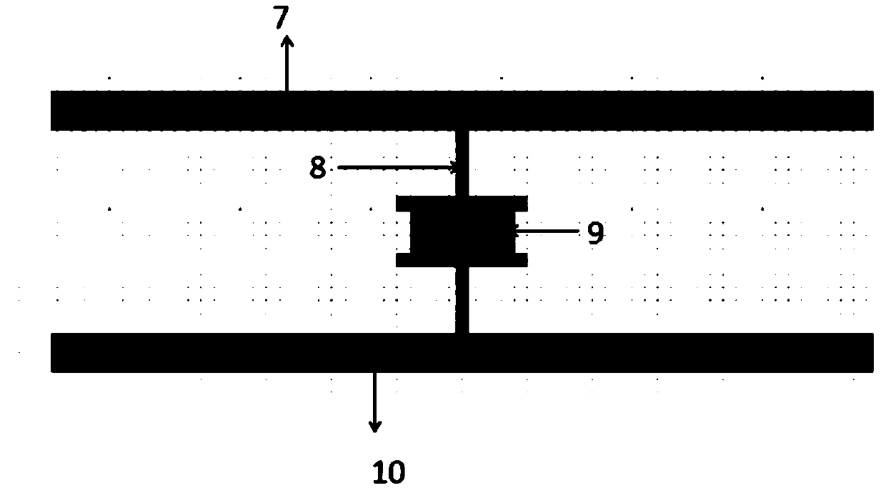 Terahertz wave rapid modulator based on coplanar waveguide combining transistor