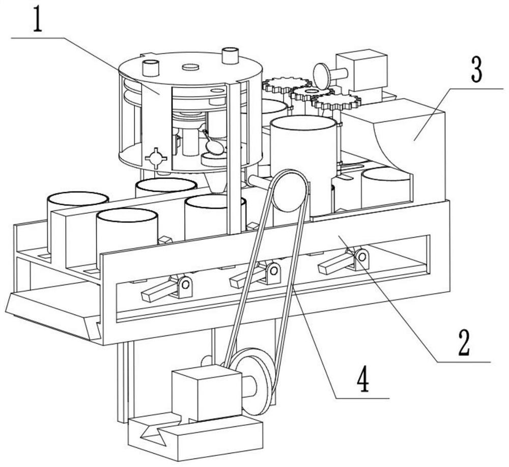 Automatic paint packaging device