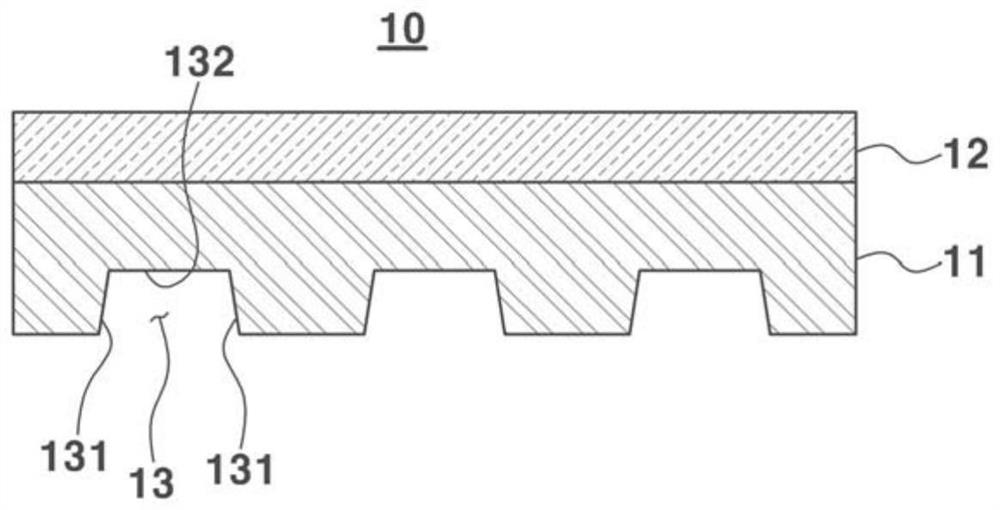 Vehicle panel emitting light in three-dimensional gradient pattern