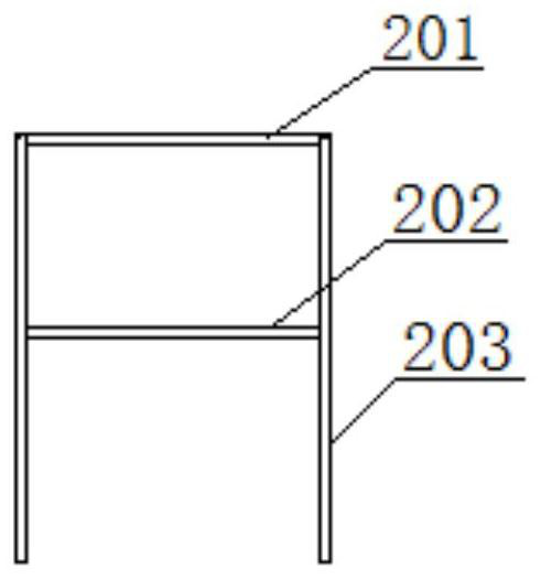 An adjustable support structure for installation of converter transformer valve lift seat