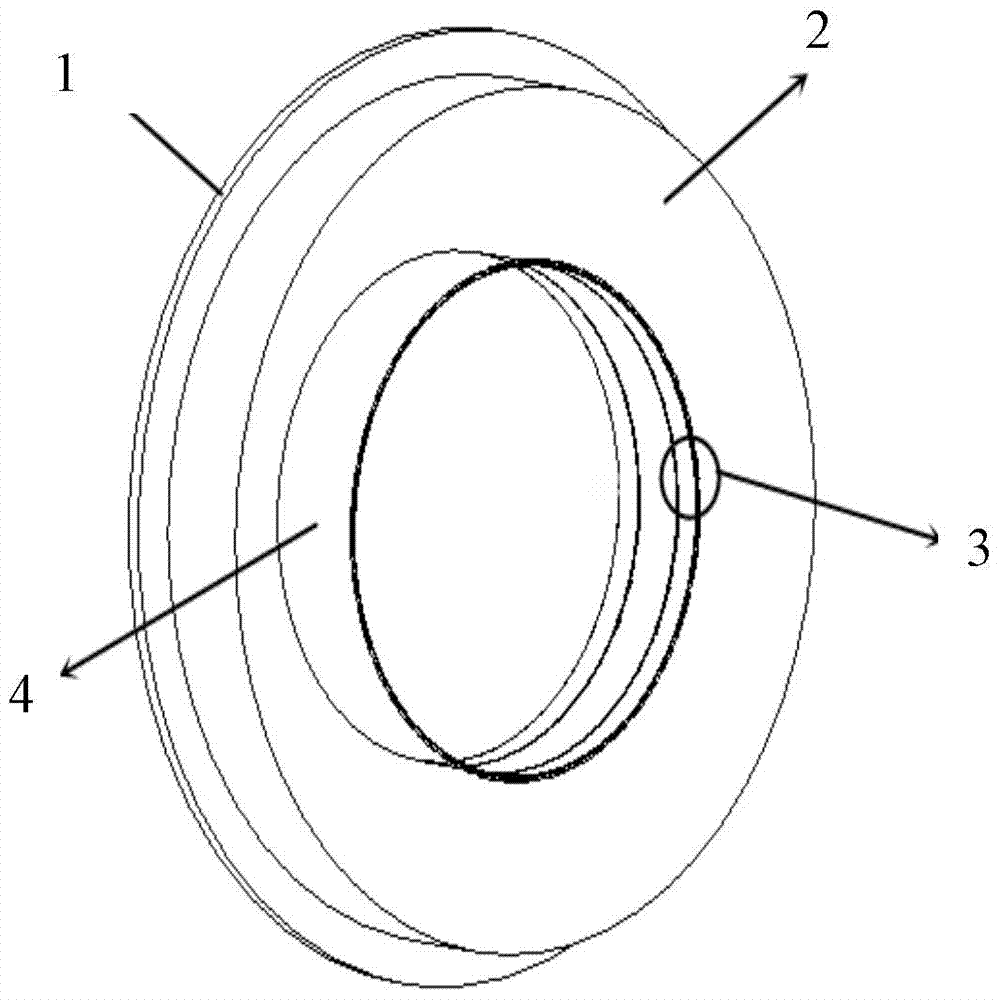 A corrugated foil type air dynamic pressure bearing