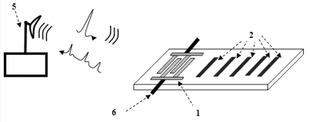 Field programmable surface acoustic wave radio frequency electronic tag