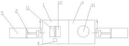 Glass bottle detecting device