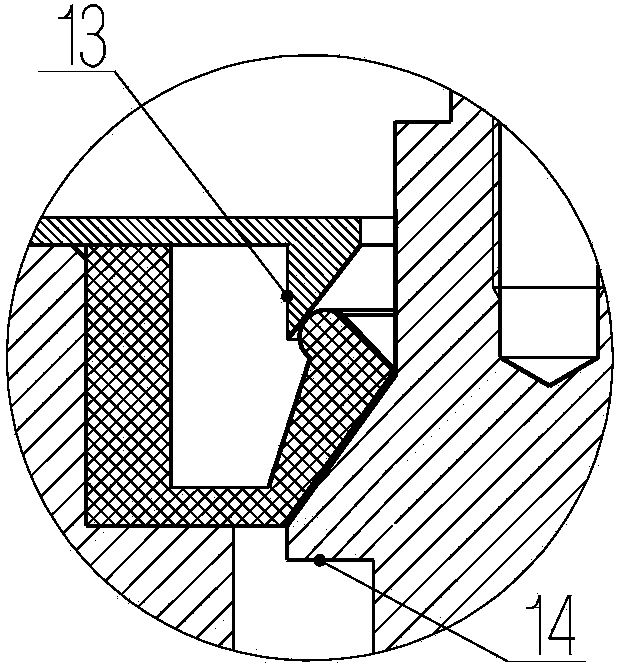 Multi-item bearing seal rotary shaft system used for laser radar scanning rotating mirror
