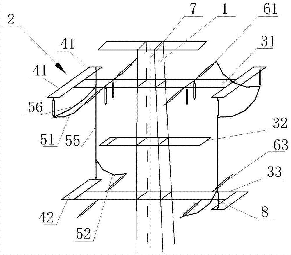 1,000kv double-circuit co-pole transposition tower