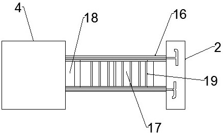 High-rise building shear wall cylinder outwards-extending wall cap building structure system