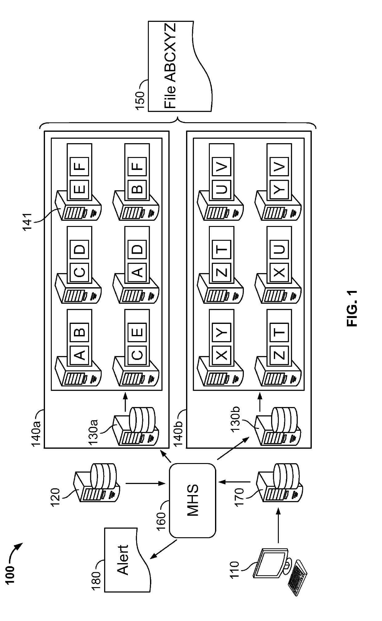 Distributed data monitoring device