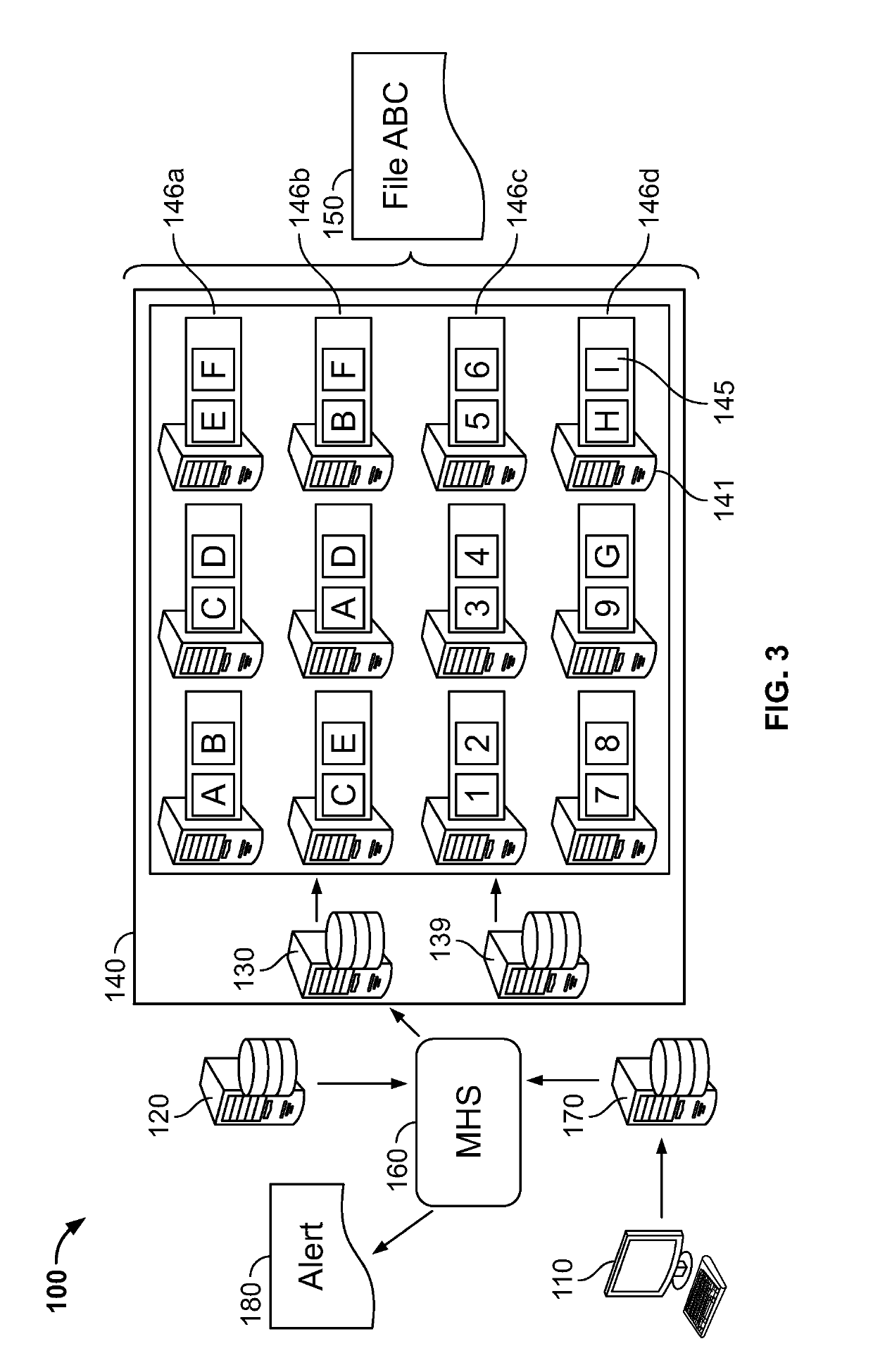 Distributed data monitoring device