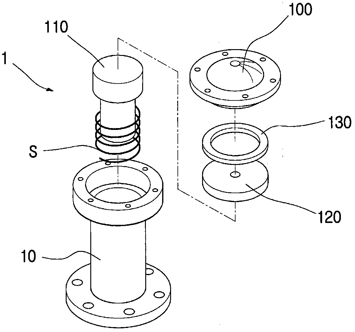 Air knocker with minimized impact