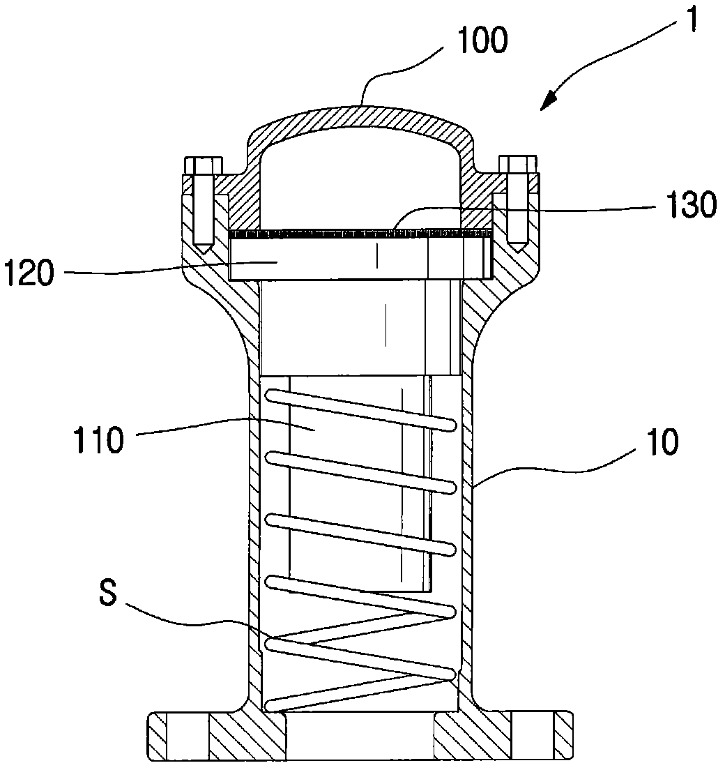 Air knocker with minimized impact