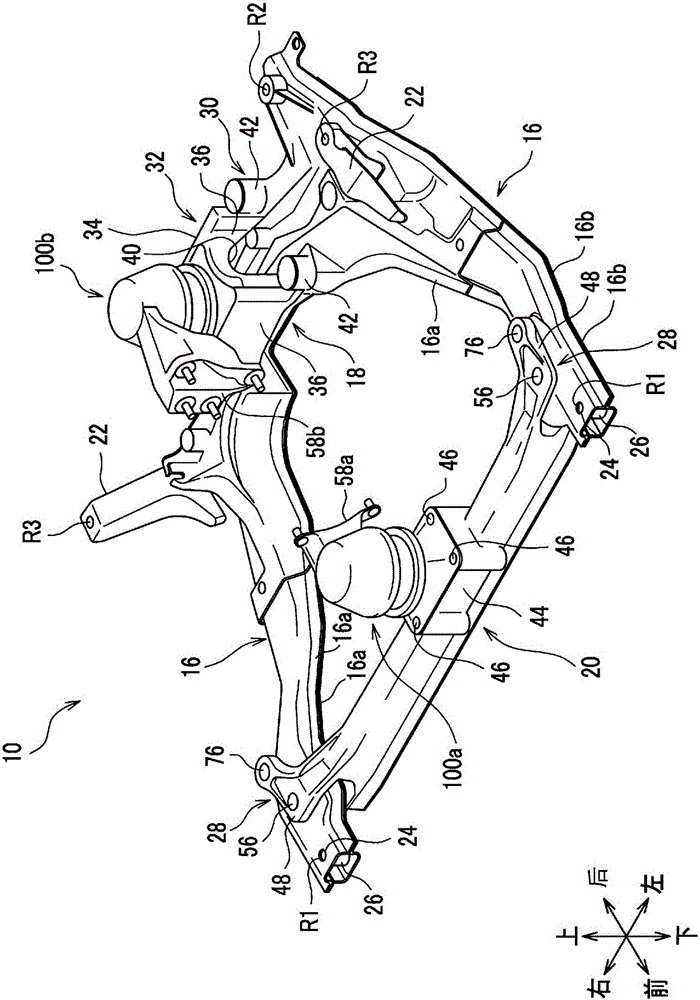 Sub-frame structure