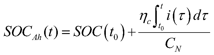 A lithium battery state-of-charge estimation method considering sensor and model errors