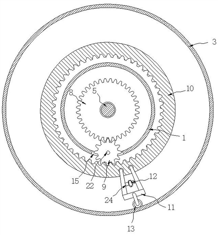 An underwater detection device for offshore wind farms