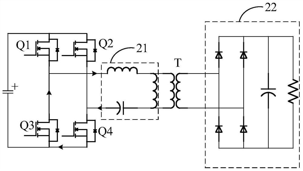 Control method resonant circuit of and terminal equipment