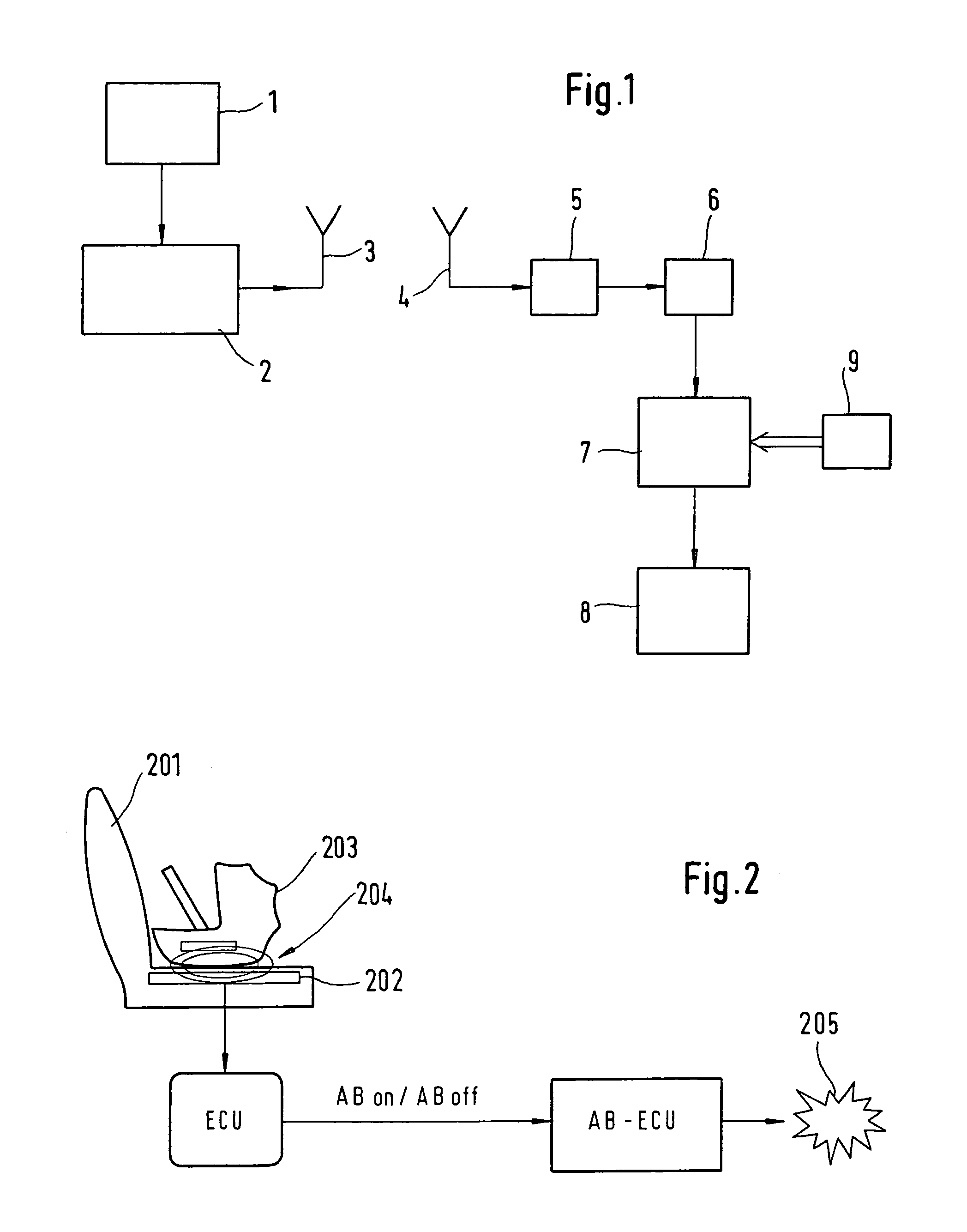 Child seat and method for recognition of a child seat