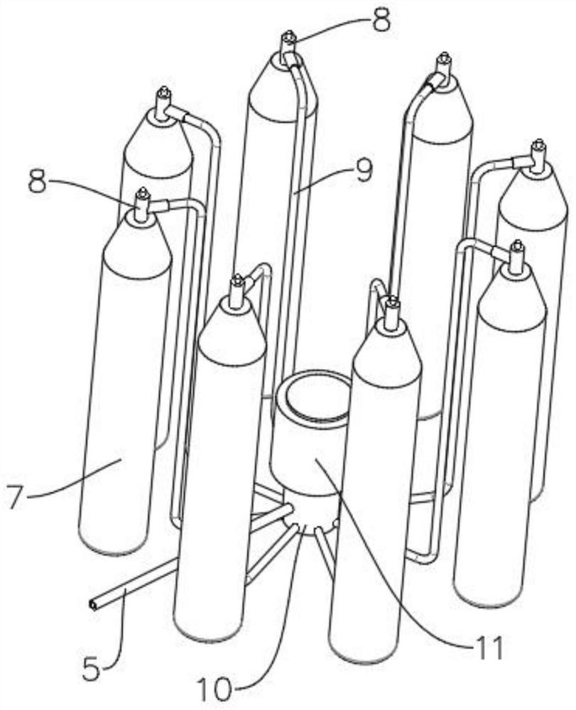 Device for reducing content of dichloromethane in paraffin oil