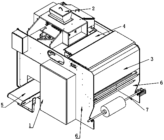 Six-row high-speed four-sealed-surface particle packing machine