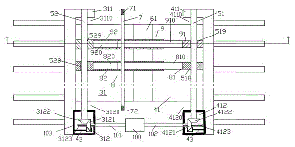 Low noise bridge expansion joint cleaning device