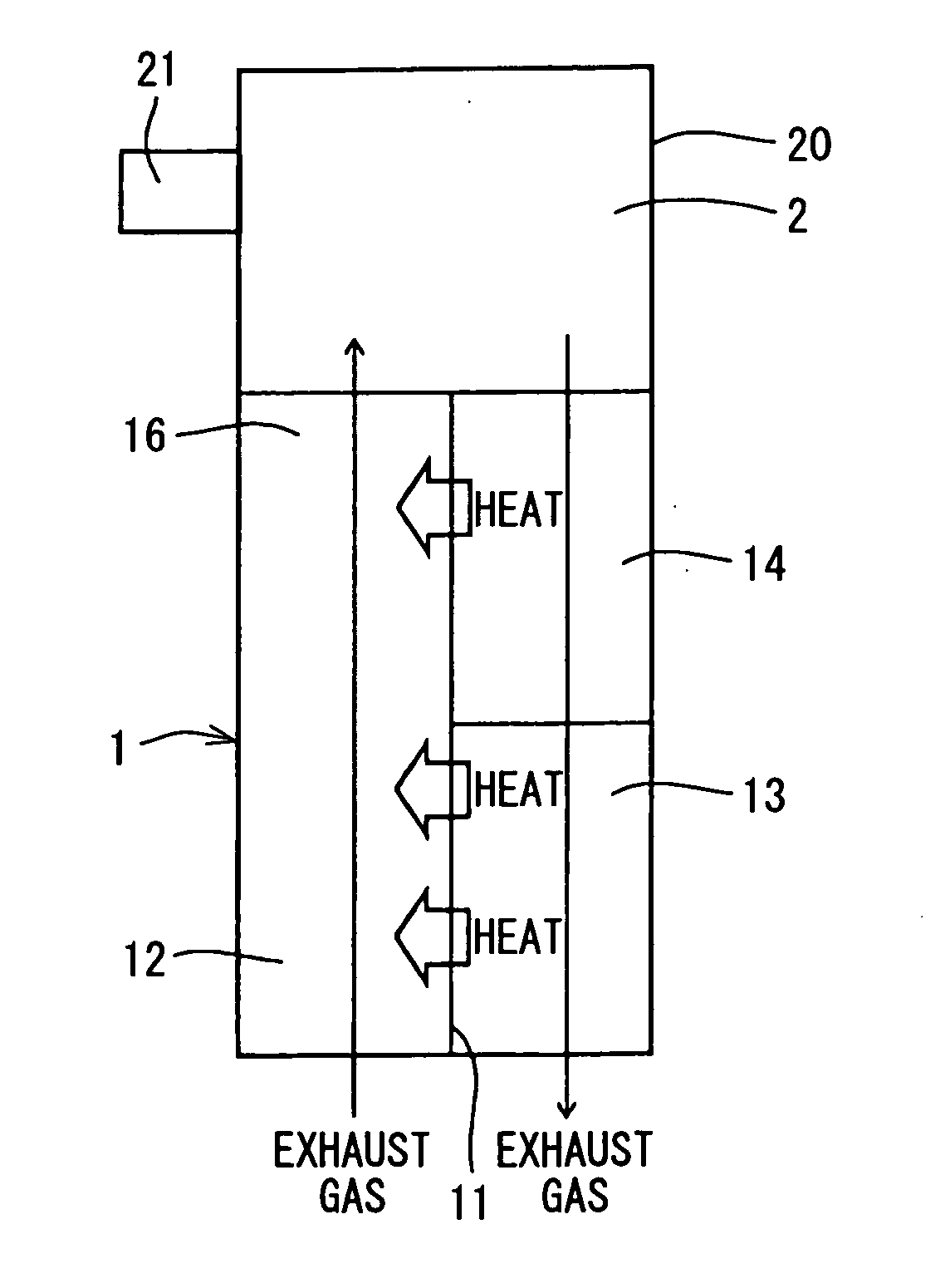 Nitrogen oxides purification device