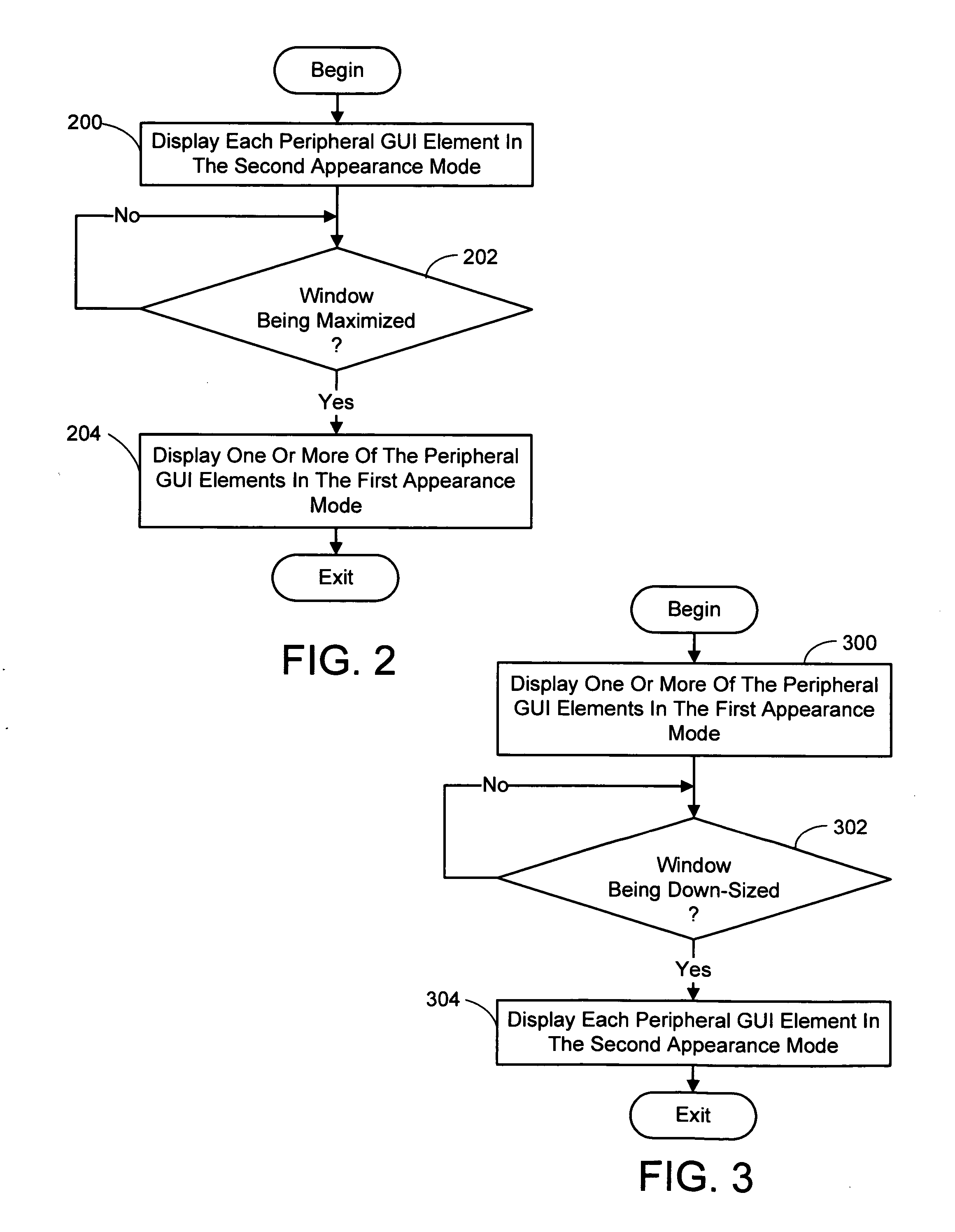 Multiple-mode window presentation system and process