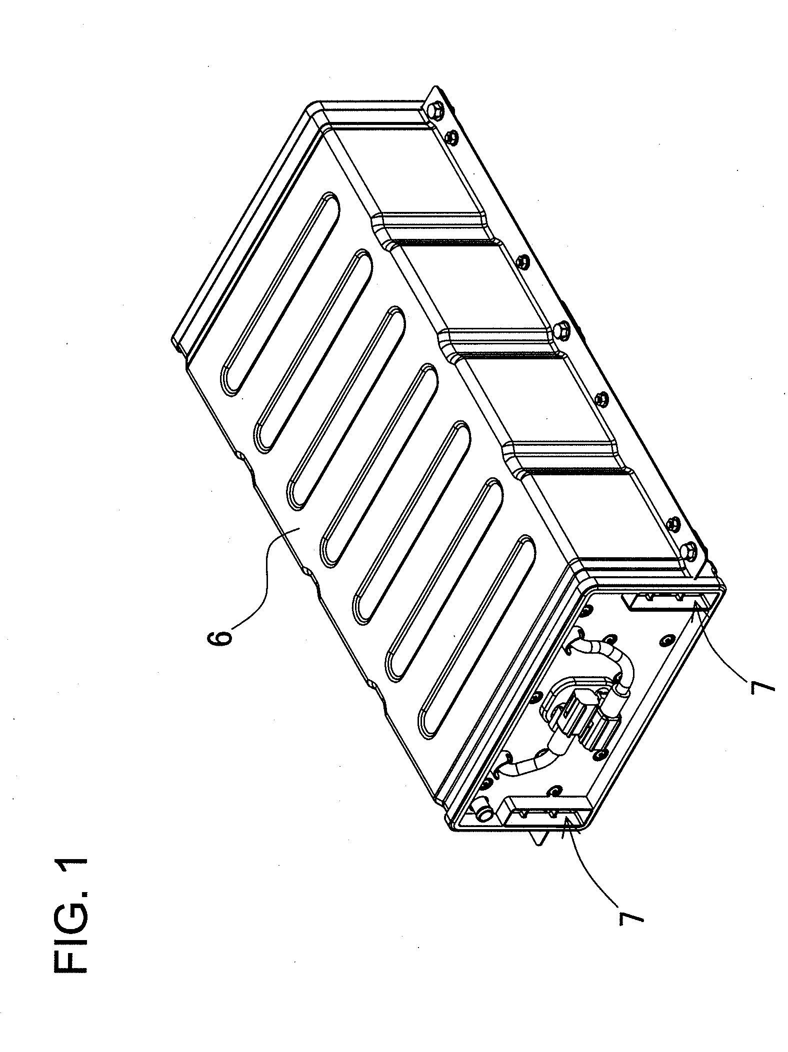 Battery array configured to prevent vibration