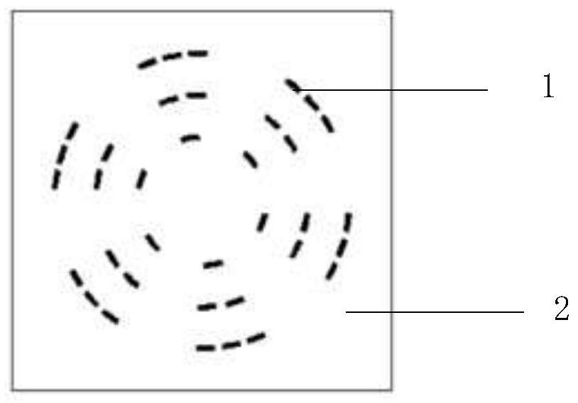 A kind of preparation method of coplanar waveguide structure micro-LED