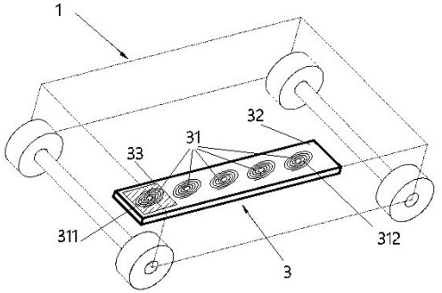 Moving speed detection method of nondestructive testing device and system device of moving speed detection method