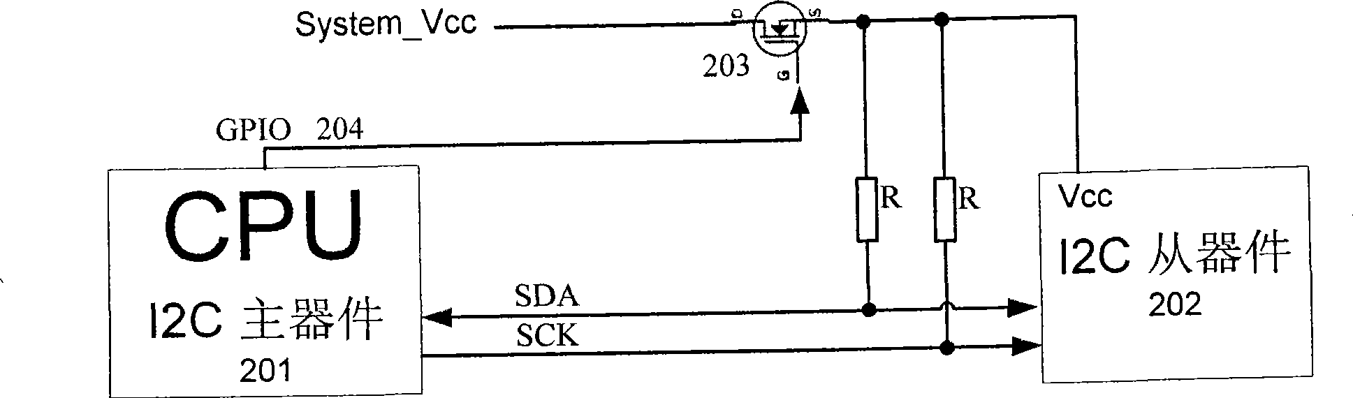 Method and apparatus for recovering I2C bus locked by slave device