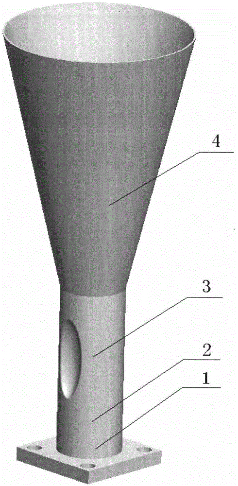 Structure-integrated circular polarization feed source