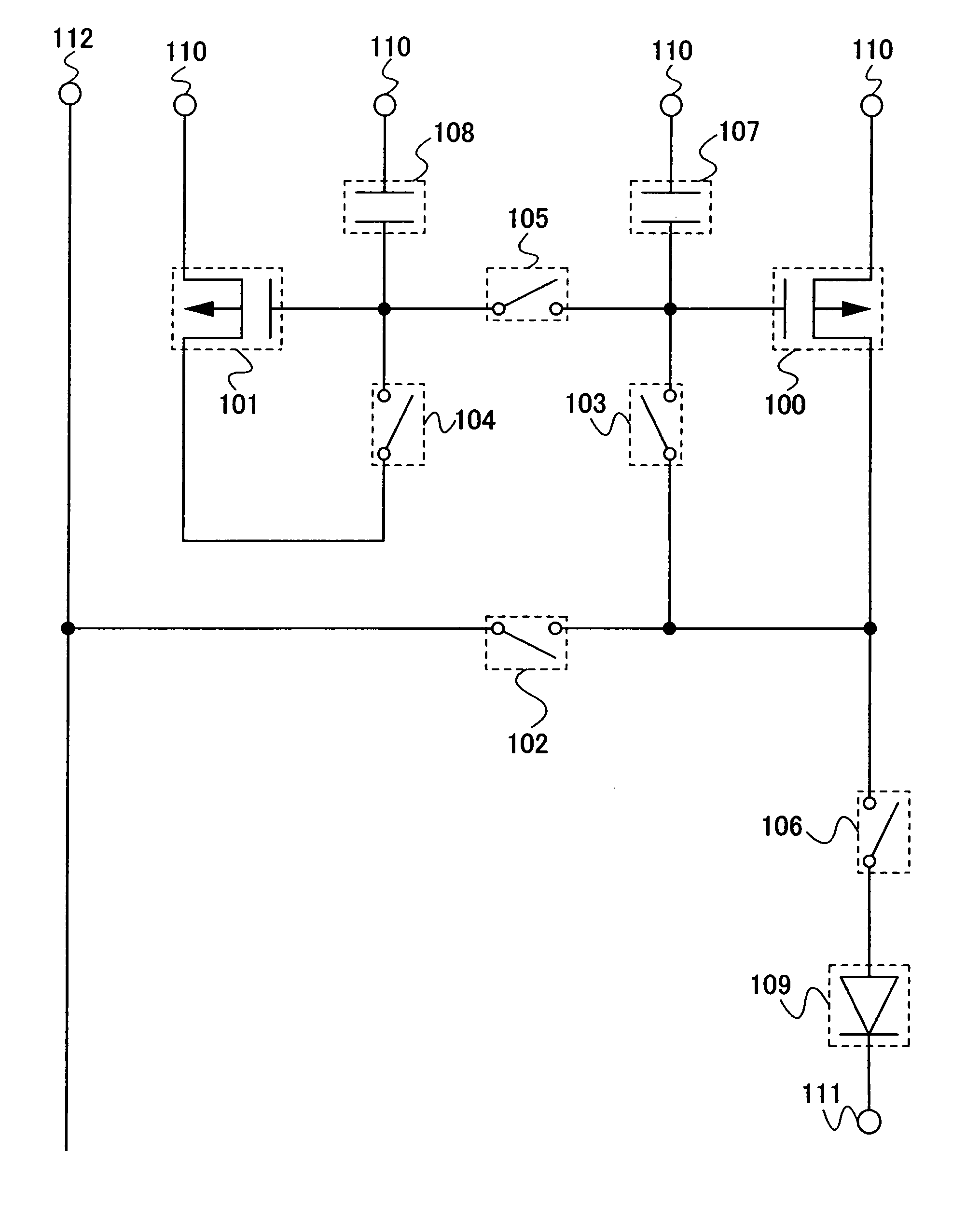 Display device having pixel including transistor and driving method of the same
