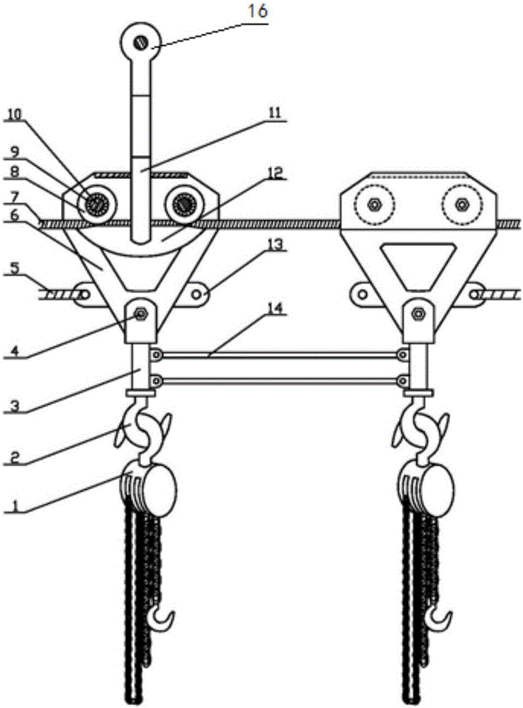 Multi-track cable lift and transport device