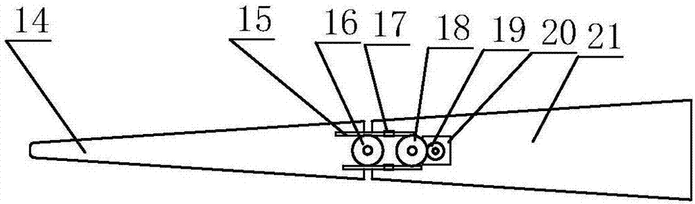 Multistage irregular flight interception preventing guided missile and working method thereof