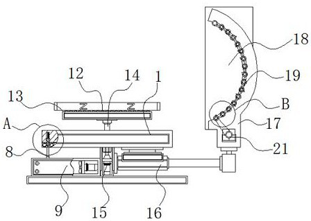 Multi-angle turnover device for luggage metal pendant detection based on machine vision