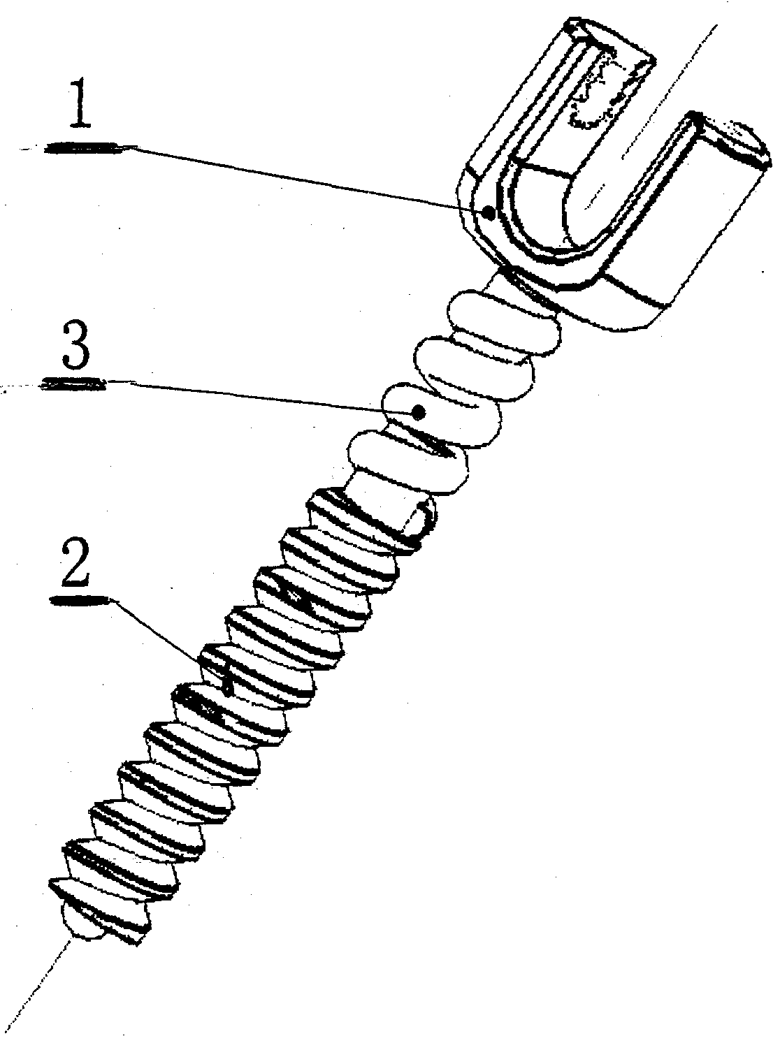Pedicle screw with axial buffer and micro-dynamic functions