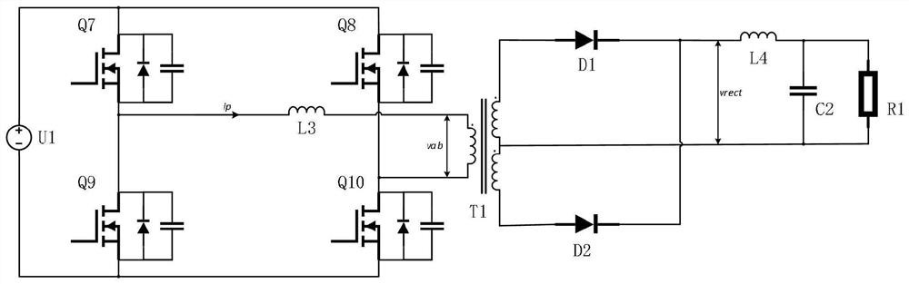 Synchronous rectification control method of phase-shifted full-bridge ...