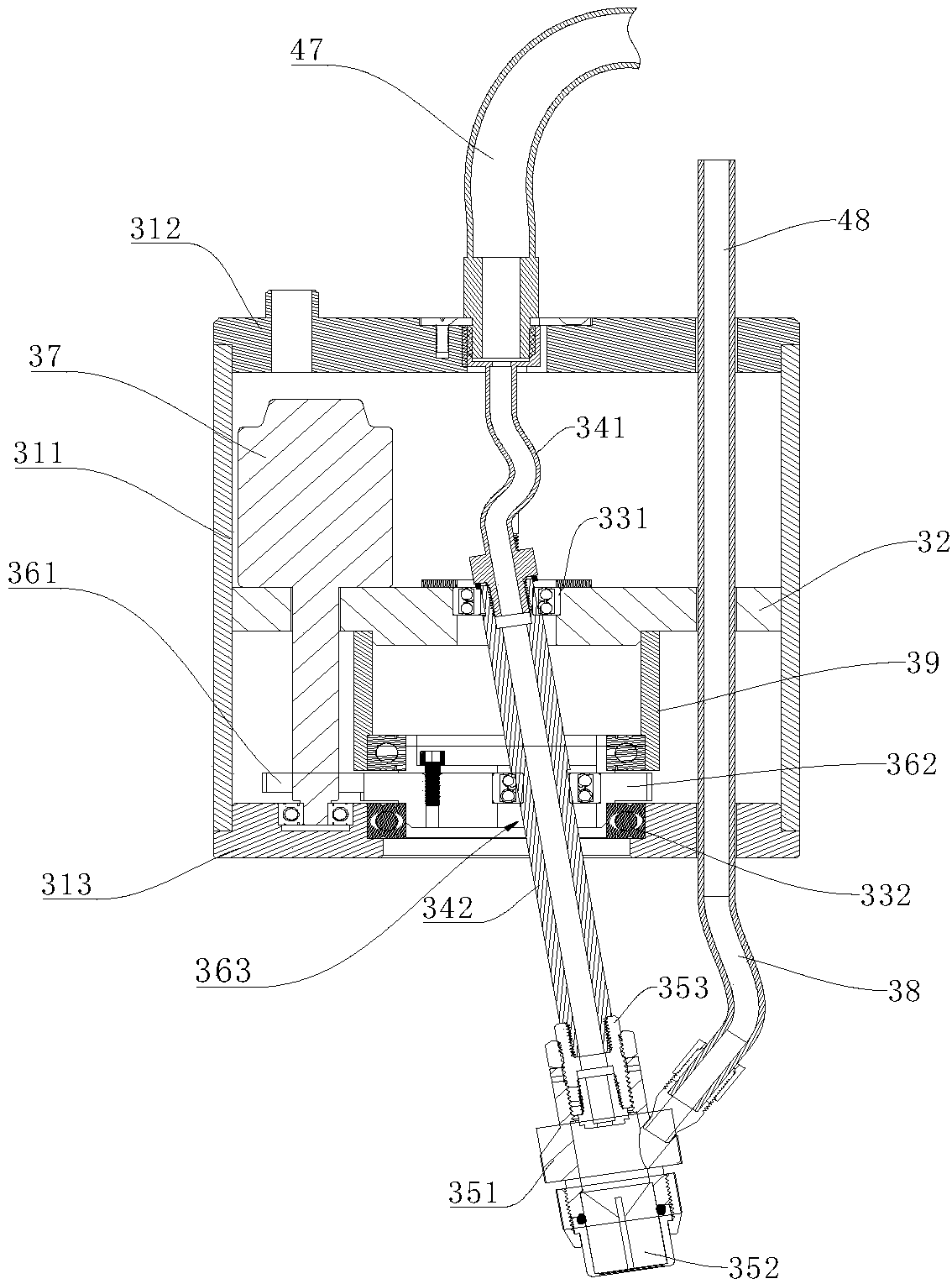 Equipment for derusting and synchronously painting ships, and application method thereof