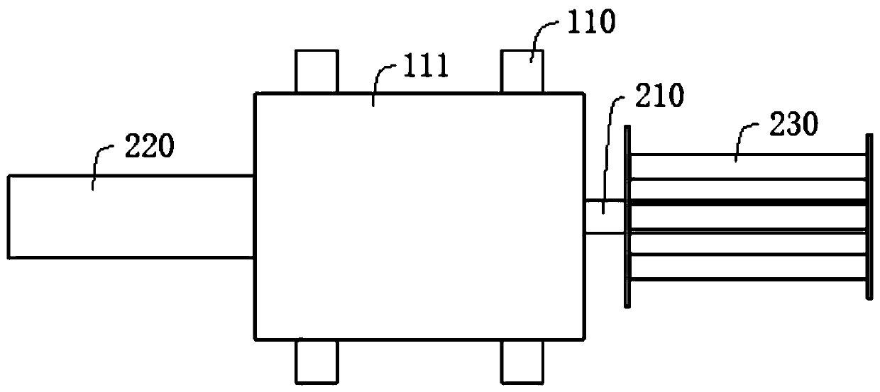 Rotating body reflecting film posting device