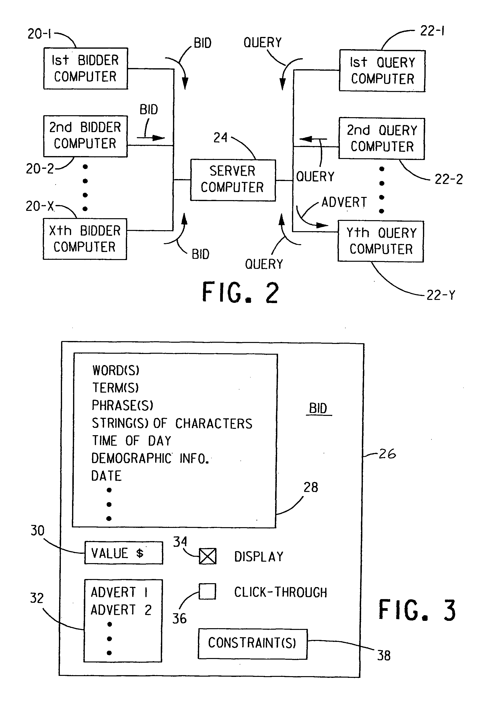 System for and method of expressive sequential auctions in a dynamic environment on a network