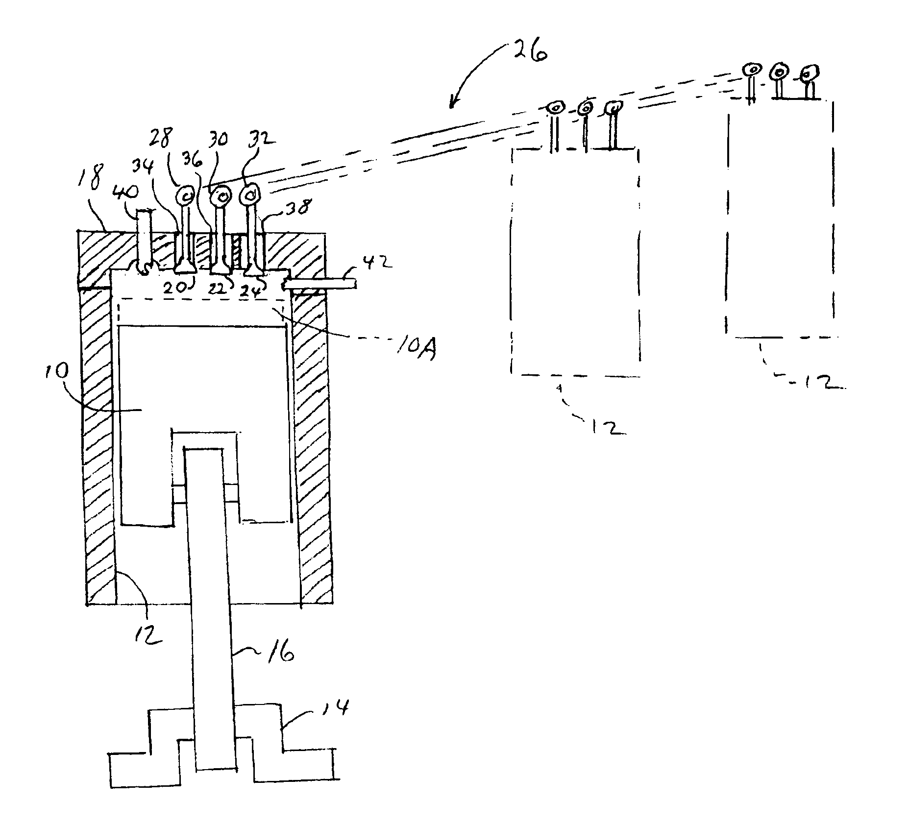 Internal combustion engine with elevated expansion ratio
