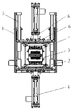 Evaporation furnace capable of shortening distance and rapidly increasing and reducing temperature, and manufacturing method thereof