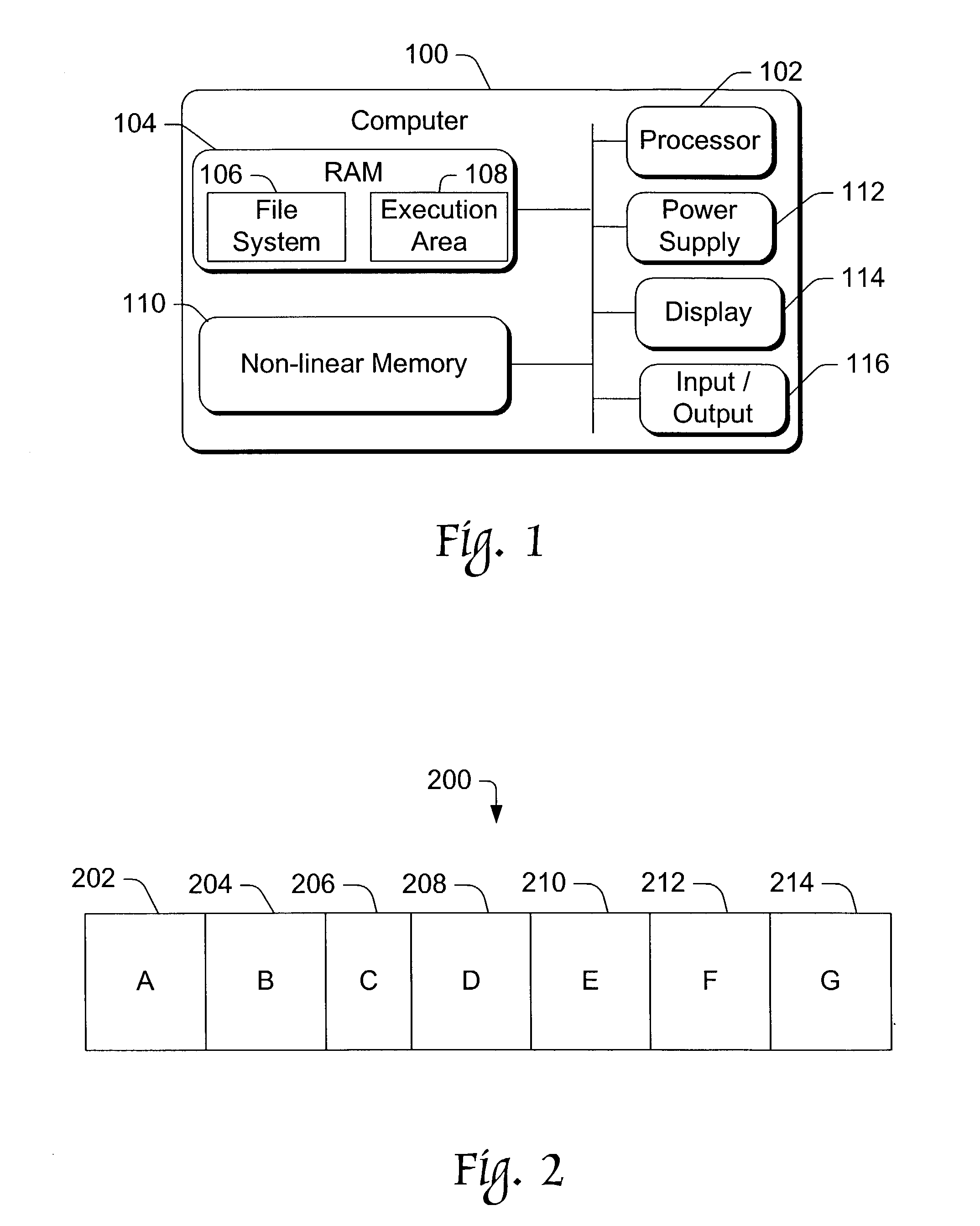 Executing binary images from non-linear storage systems