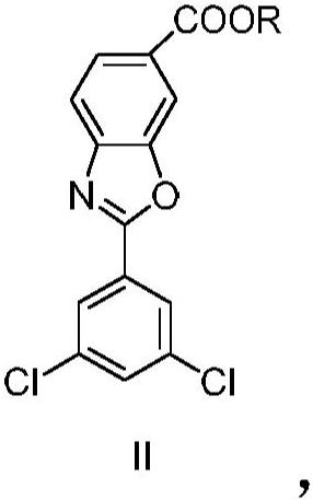 Process for preparing 1-deoxy-1-methylamino-d-glucitol 2-(3,5-dichlorophenyl)-6-benzoxazolecarboxylate