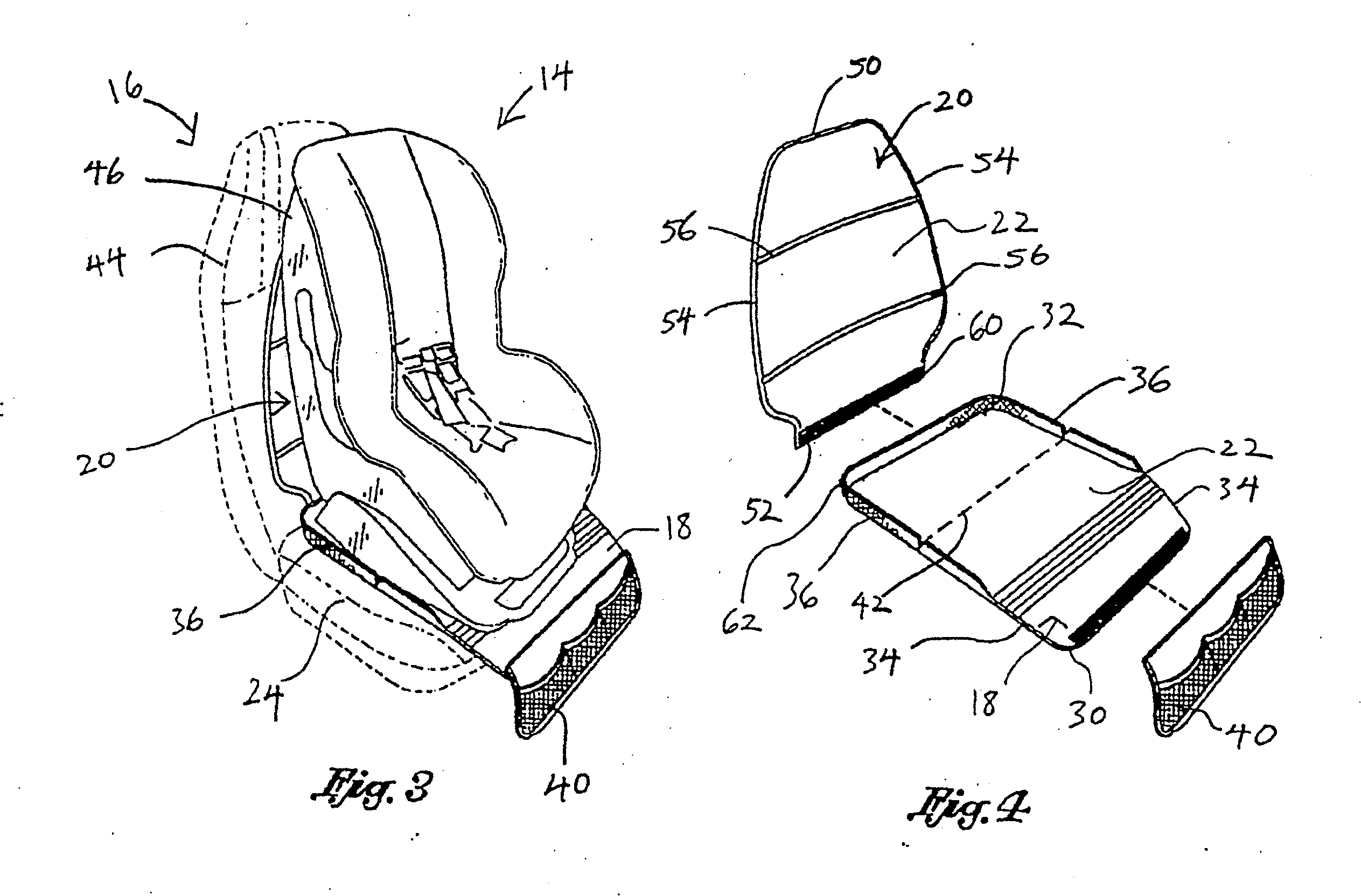 Two-stage protective car seat cover for child and infant safety chairs