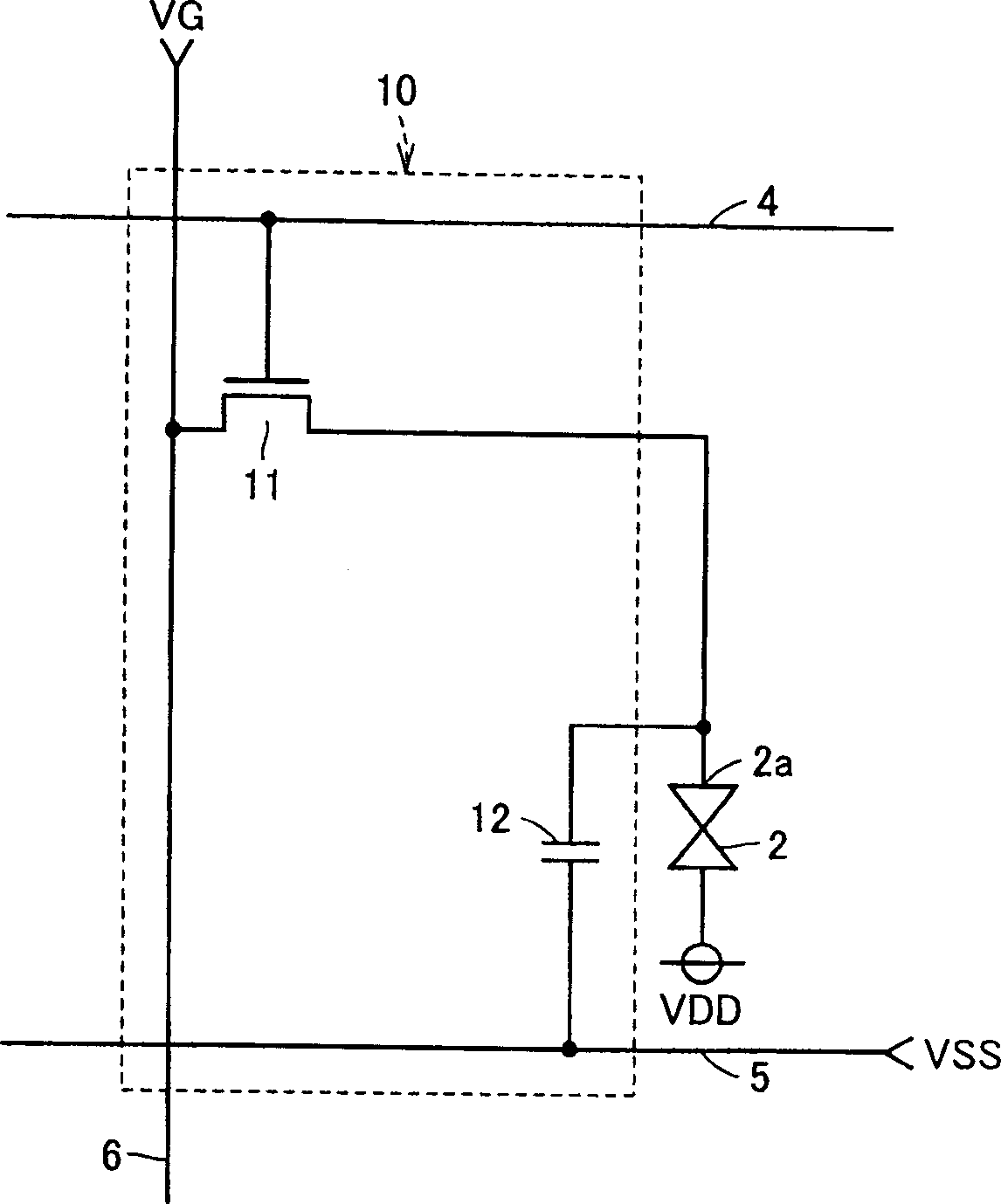 Driving circuit with low current loss