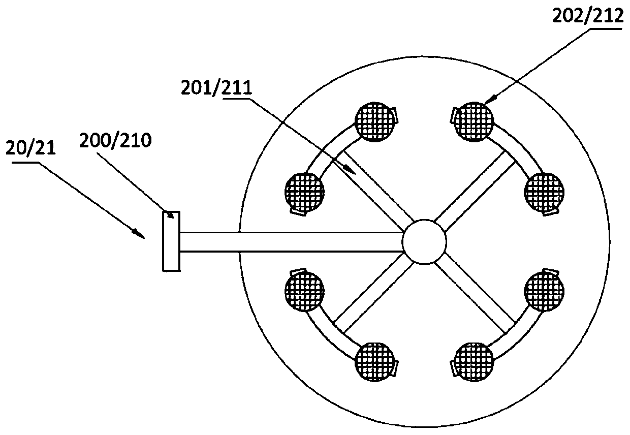 Aerobic biological fluidized bed sewage treatment device and process